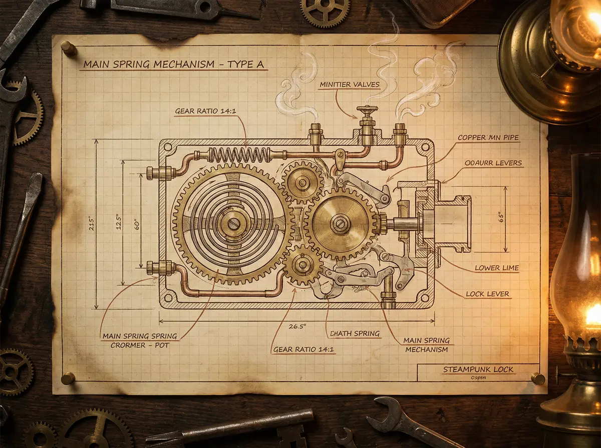 蒸汽管道蓝图 - 暗网禁区 | 机关构造解析
