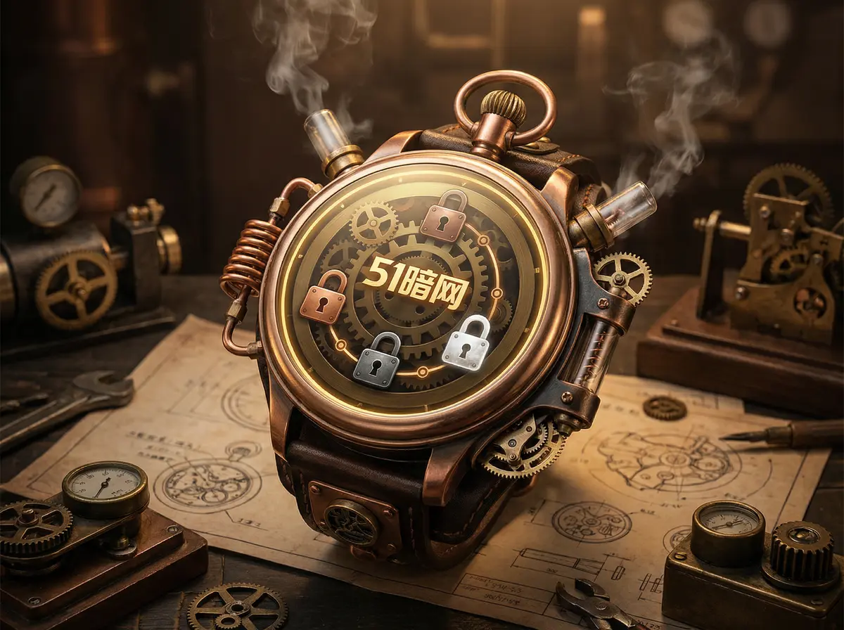 51暗网移动端界面 - 暗网禁区 | 蒸汽朋克解谜APP