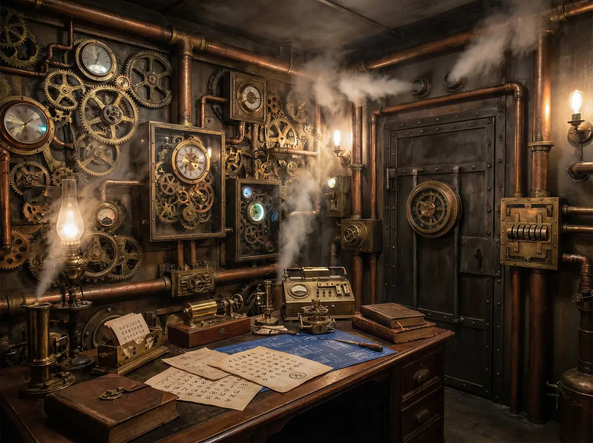 解谜密室场景 - 暗网禁区 | 齿轮与密码